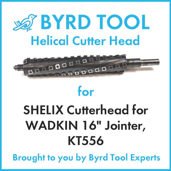 SHELIX Cutterhead for WADKIN 16″ Jointer, KT556