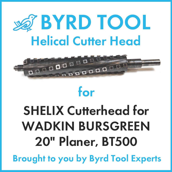 SHELIX Cutterhead for WADKIN BURSGREEN 20" Planer