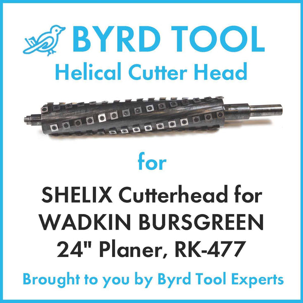 SHELIX Cutterhead for WADKIN BURSGREEN 24" Planer