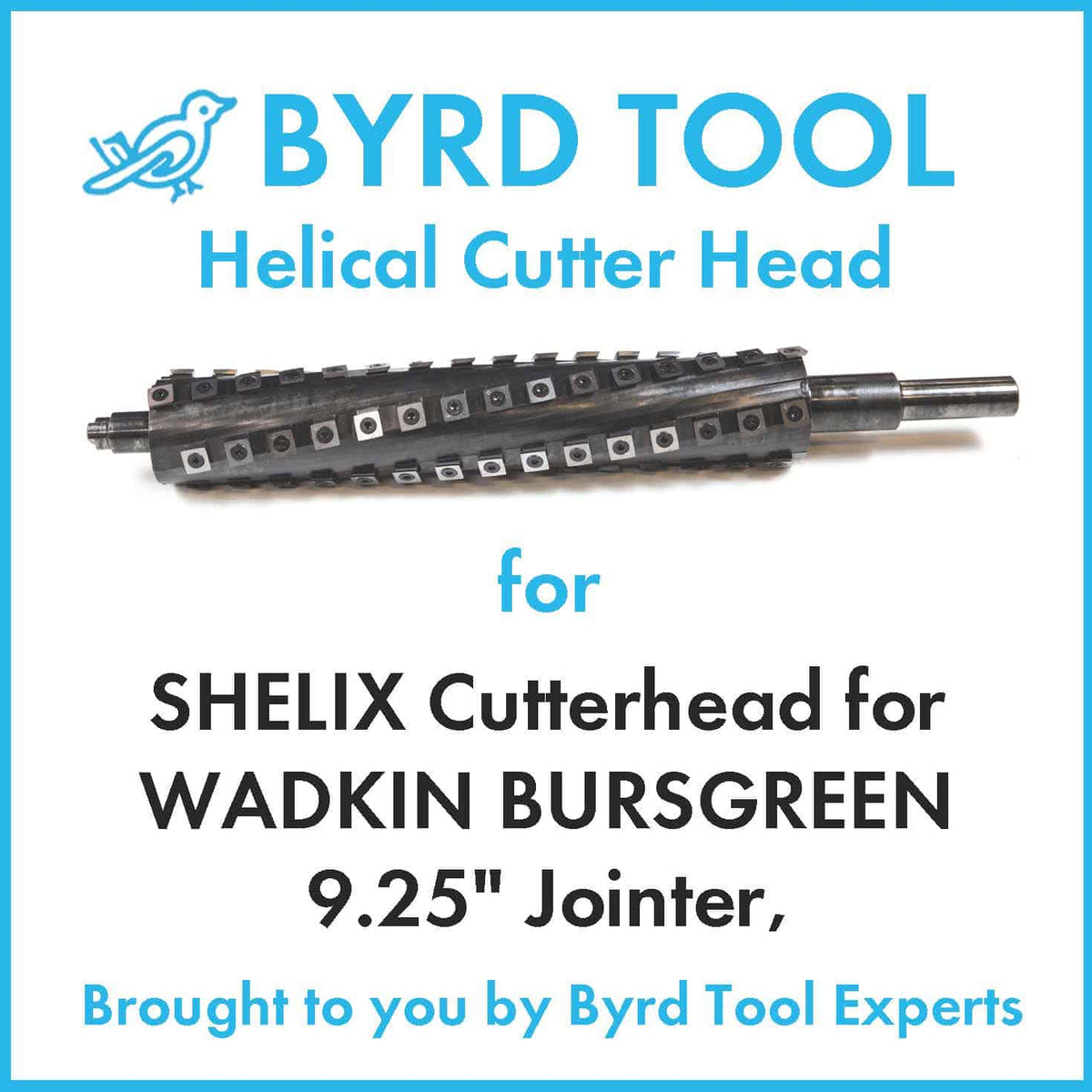 SHELIX Cutterhead for WADKIN BURSGREEN 9.25″ Jointer, #9BFT681865