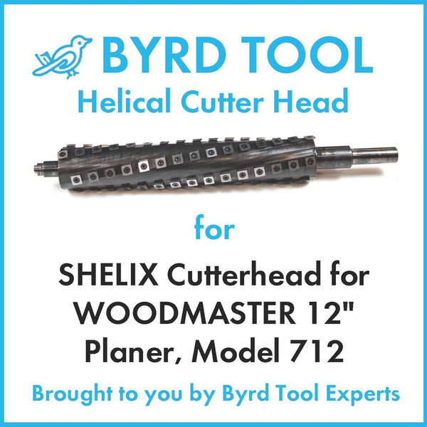SHELIX Cutterhead for WOODMASTER 12" Planer