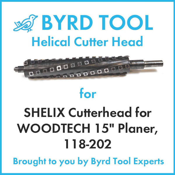 SHELIX Cutterhead for WOODTECH 15" Planer