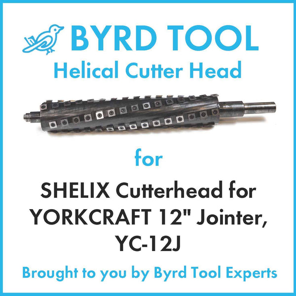 SHELIX Cutterhead for YORKCRAFT 12" Jointer, YC-12J