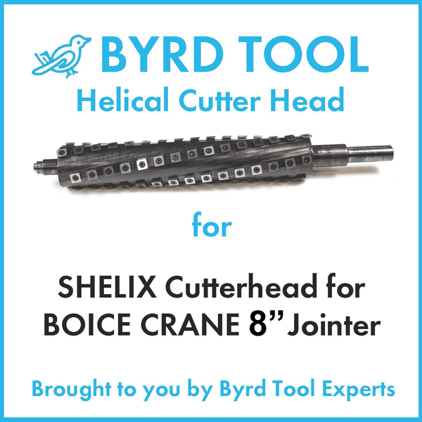 SHELIX Cutterhead for BOICE CRANE 8" Jointer (3406)