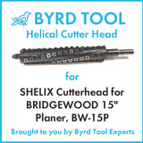 SHELIX Cutterhead for BRIDGEWOOD 15