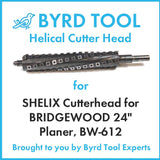 SHELIX Cutterhead for BRIDGEWOOD 24