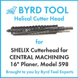 SHELIX Cutterhead for CENTRAL MACHINING 16