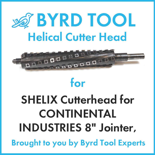 SHELIX Cutterhead for CONTINENTAL INDUSTRIES 8″ Jointer, WJ8