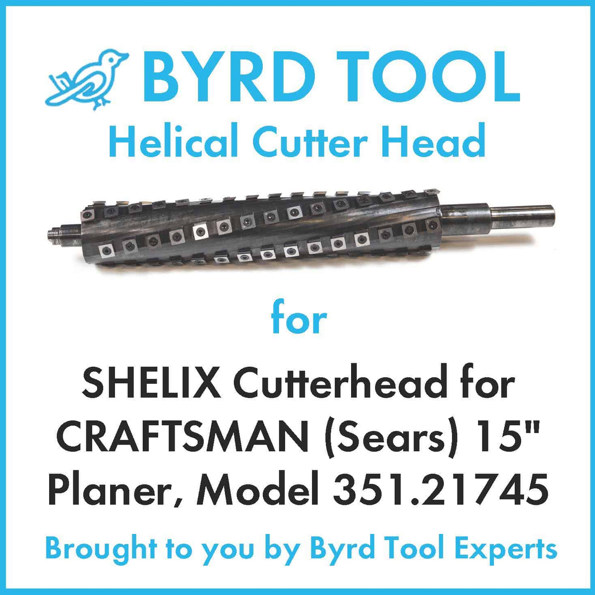 SHELIX Cutterhead for CRAFTSMAN 15" Planer