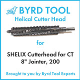 SHELIX Cutterhead for CT 8″ Jointer, 200