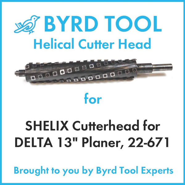 SHELIX Cutterhead for DELTA 13" Planer