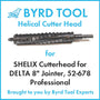 SHELIX Cutterhead for DELTA 8″ Jointer, 52-678 Professional