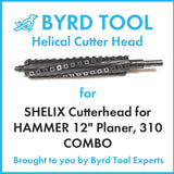 SHELIX Cutterhead for HAMMER 12