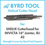 SHELIX Cutterhead for INVICTA 16″ Jointer, RJ-42