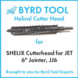 SHELIX Cutterhead for JET 6″ Jointer, JJ6