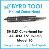 SHELIX Cutterhead for LAGUNA 16″ Jointer, Model 16