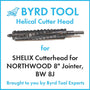 SHELIX Cutterhead for NORTHWOOD 8″ Jointer, BW 8J