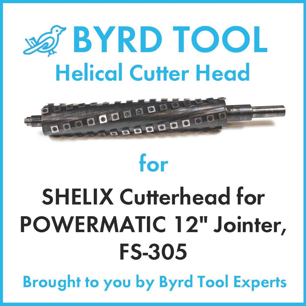 SHELIX Cutterhead for POWERMATIC 12″ Jointer, FS-305