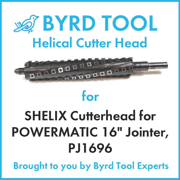 SHELIX Cutterhead for POWERMATIC 16” Jointer, PJ1696