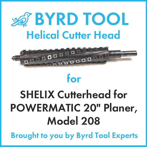 SHELIX Cutterhead for POWERMATIC 20" Planer