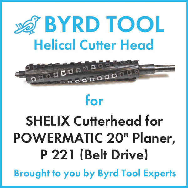 SHELIX Cutterhead for POWERMATIC 20" Planer