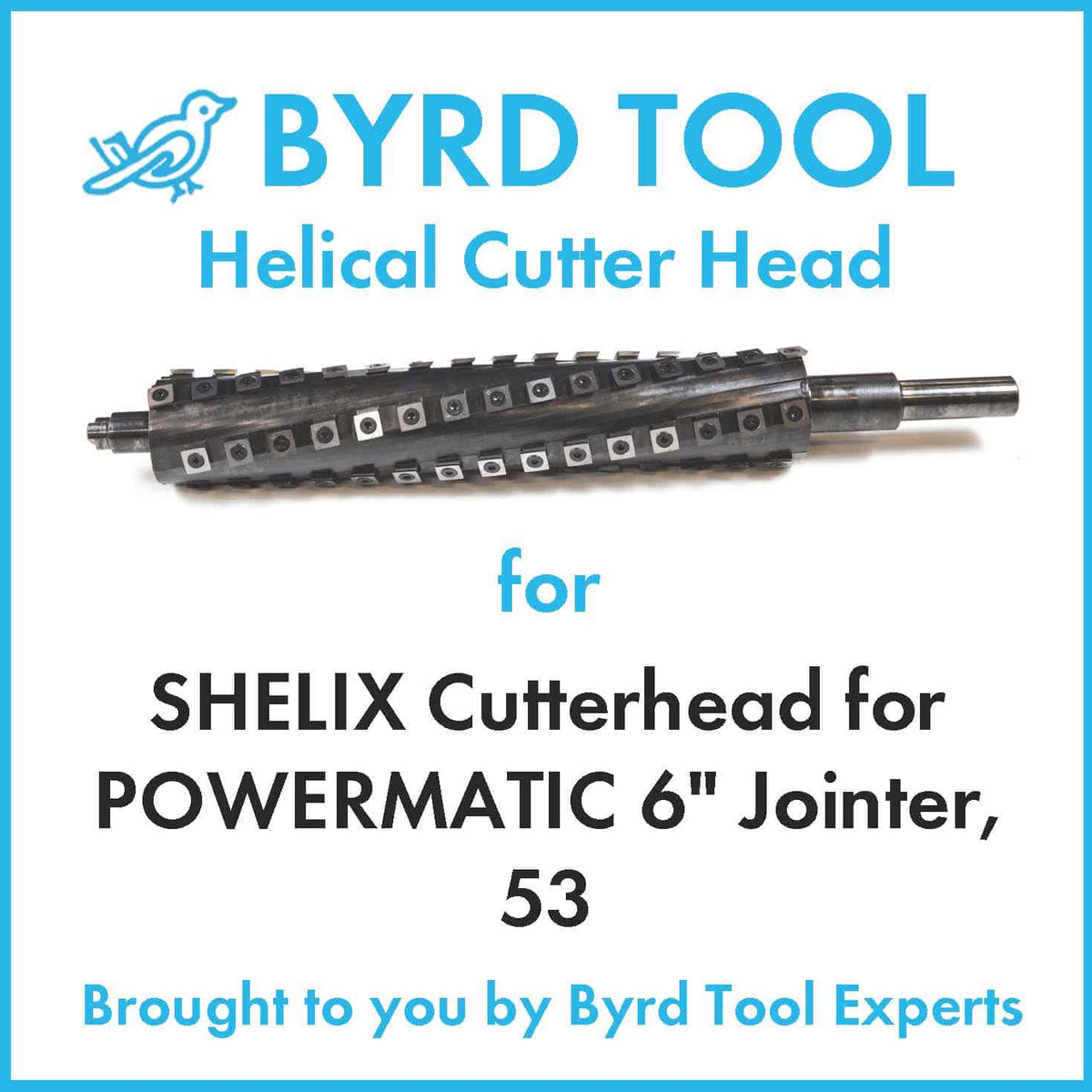 SHELIX Cutterhead for POWERMATIC 6″ Jointer, 53