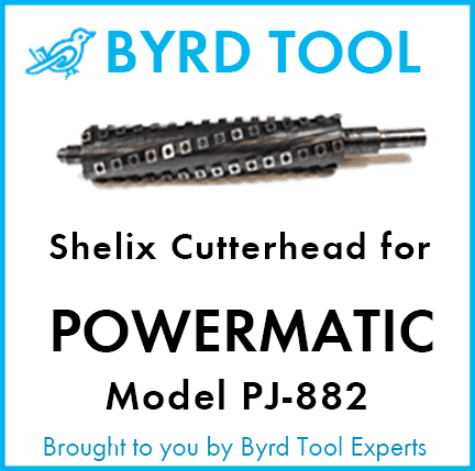 SHELIX Cutterhead for Powermatic 8" Jointer - Model PJ-882