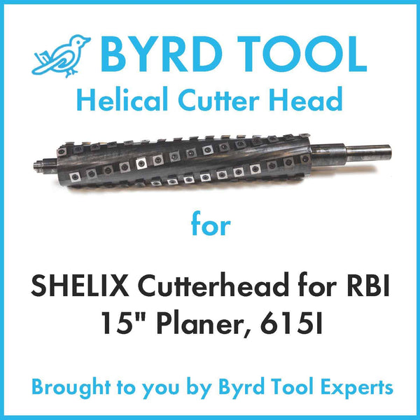 SHELIX Cutterhead for RBI 15" Planer