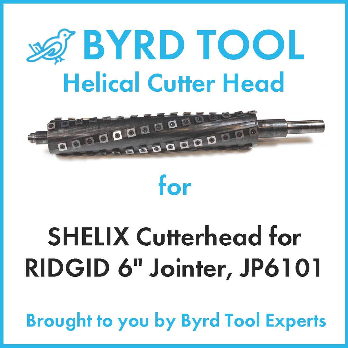 SHELIX Cutterhead for RIDGID 6″ Jointer, JP6101