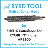 SHELIX Cutterhead for RYOBI 13