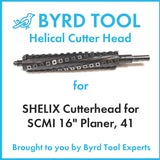 SHELIX Cutterhead for SCMI 16