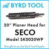SHELIX Cutterhead for SECO 20” Planer Model SK0020WP