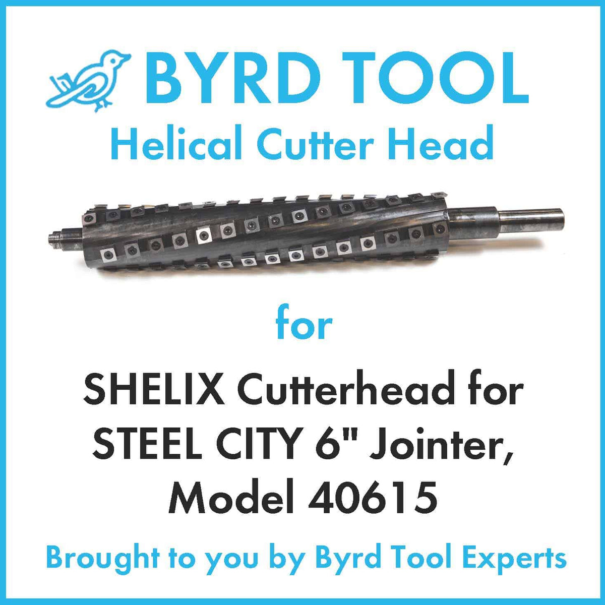 SHELIX Cutter Head for STEEL CITY 6″ Jointer, Model 40615