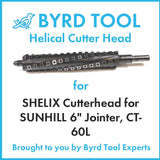 SHELIX Cutterhead for SUNHILL 6″ Jointer, CT-60L