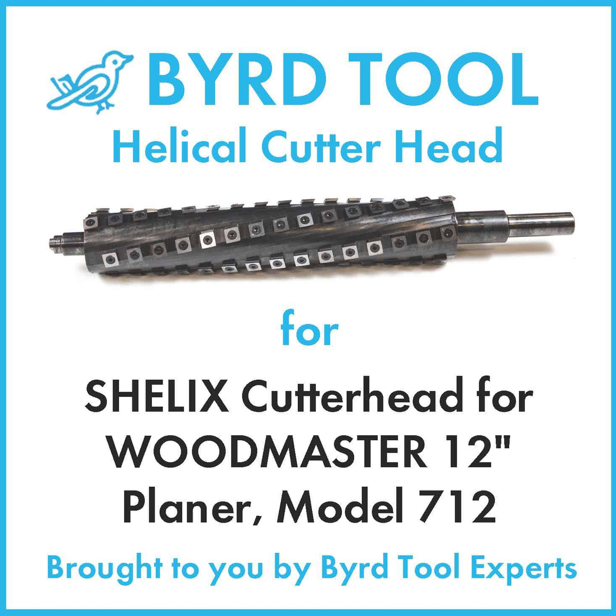 SHELIX Cutterhead for WOODMASTER 12" Planer
