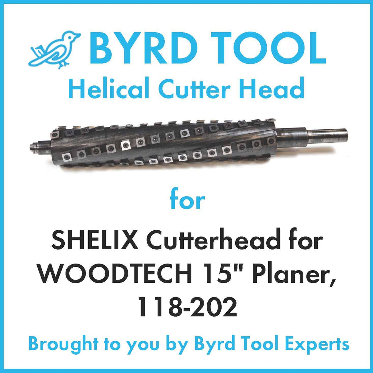 SHELIX Cutterhead for WOODTECH 15" Planer
